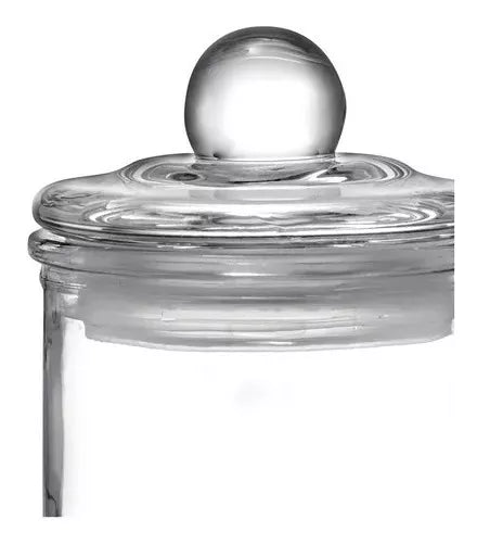 Set 6 Frascos Vidrio Almacenaje Brocalito Tapa Presion 150ml