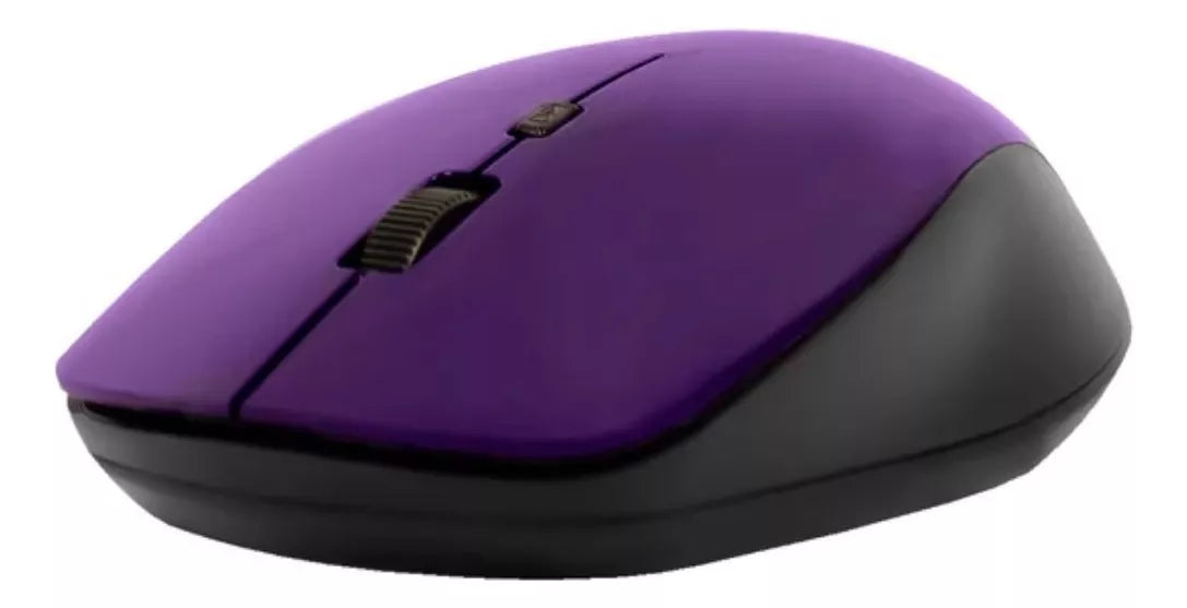 Mouse Inalambrico Morado Perfect Choice Conector Usb 2200