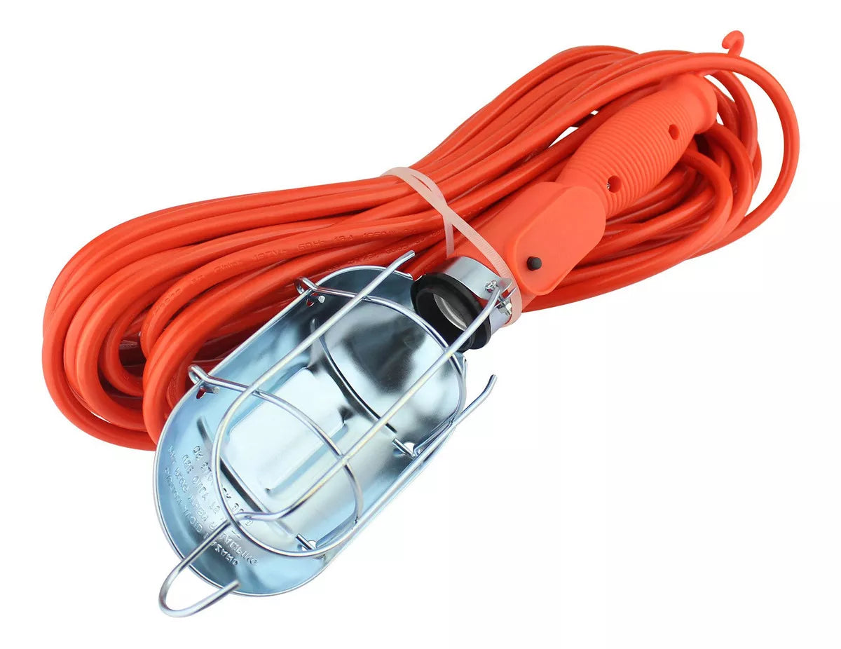 Lámpara Sanelec Taller Metálica Reforzada Extensión 15m 2282