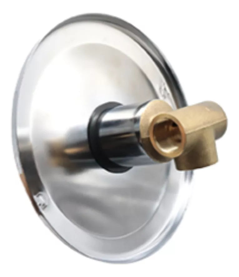 Mezcladora Monomando Redonda Meer Cromado Regadera