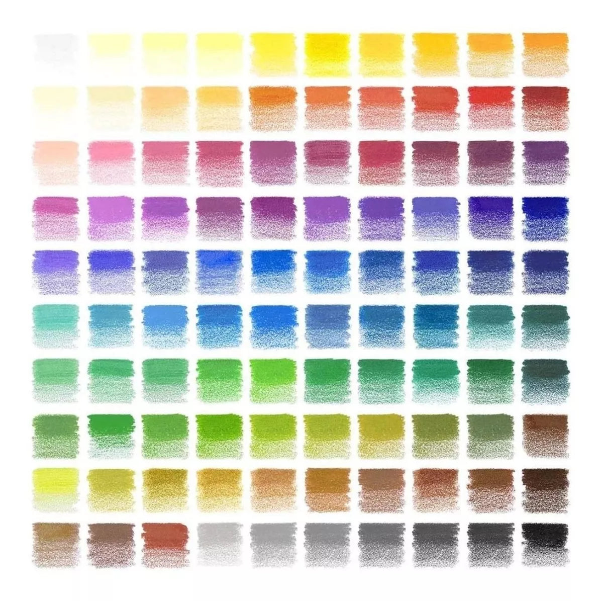 50 Lapices Color Doble Punta 100 Colores Arteza Duales