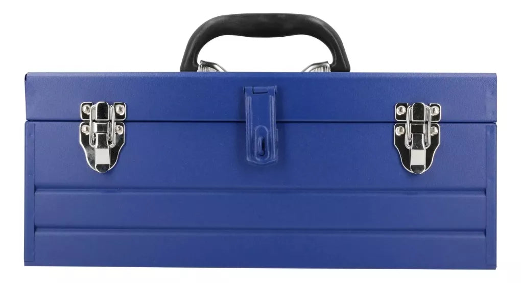 Caja Portaherramientas Metalica Foy Azul 16'' X 7'' X 6''