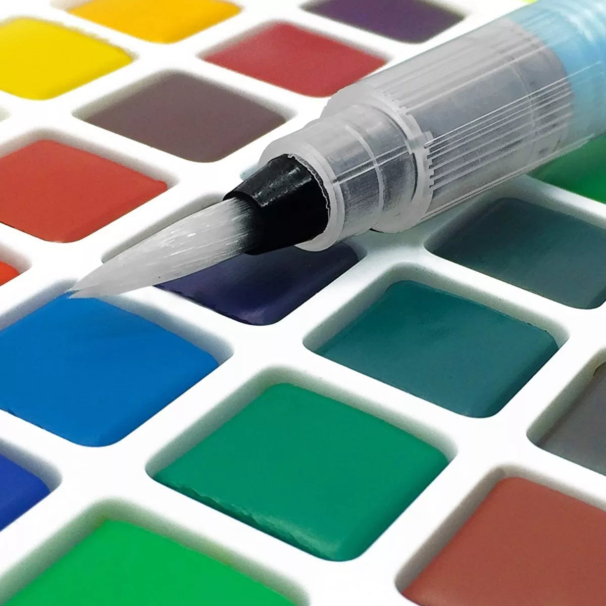 Acuarelas Sakura Koi 30 Tabletas Pastel + Pincel De Regalo