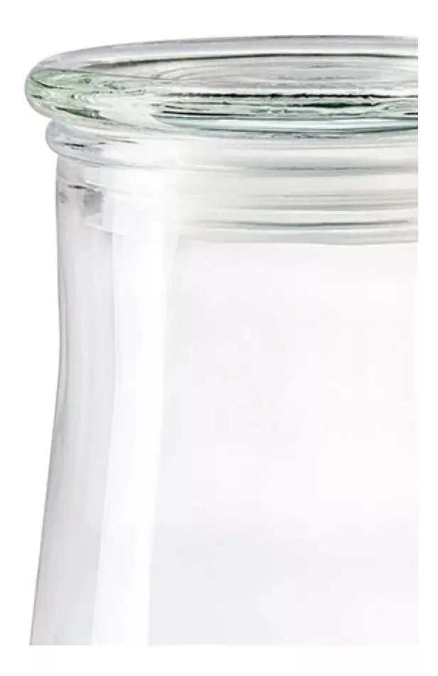 Envase Brocal Tapa Contenedor Frasco Vidrio Cristal 900ml - Vittori - detalle