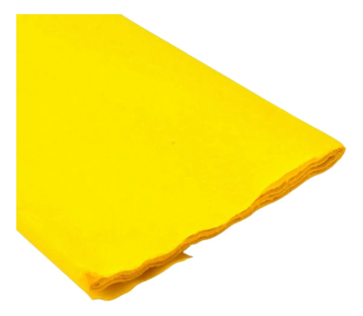 10 Pliegos Papel Crepe Dietrix 50cmx200cm Manualidades Color Amarillo