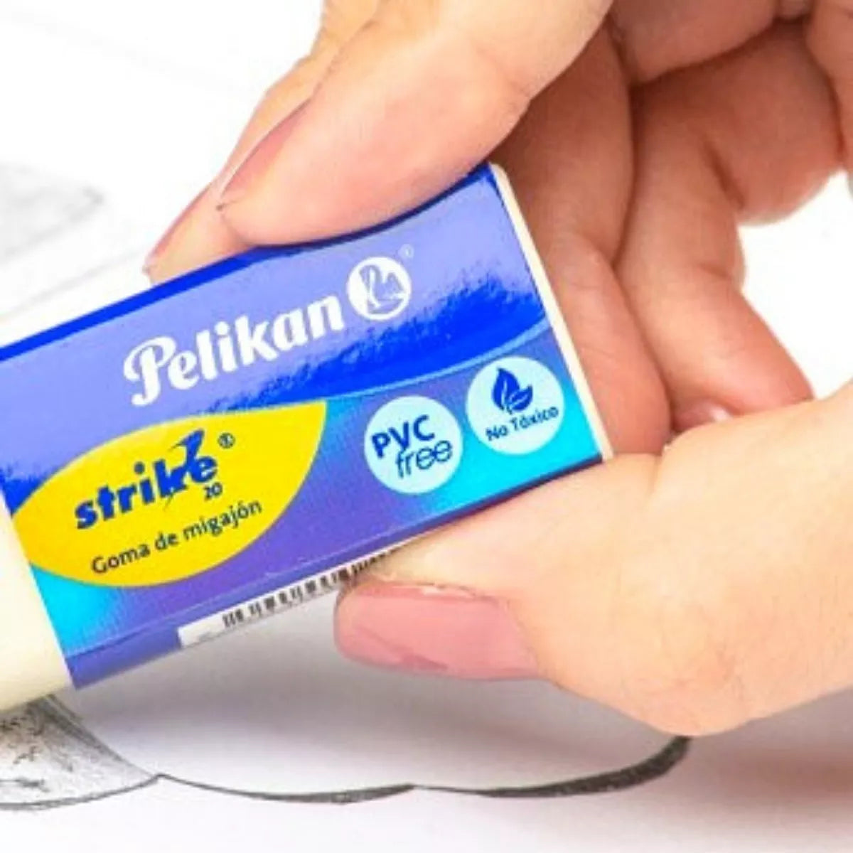 20 Goma Borrador Migajon Superborrado Lápiz Pelikan Strike20