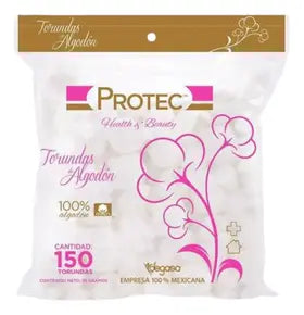 TORUNDA ALGODON PROTEC BOL 75G C/150 BOLITAS