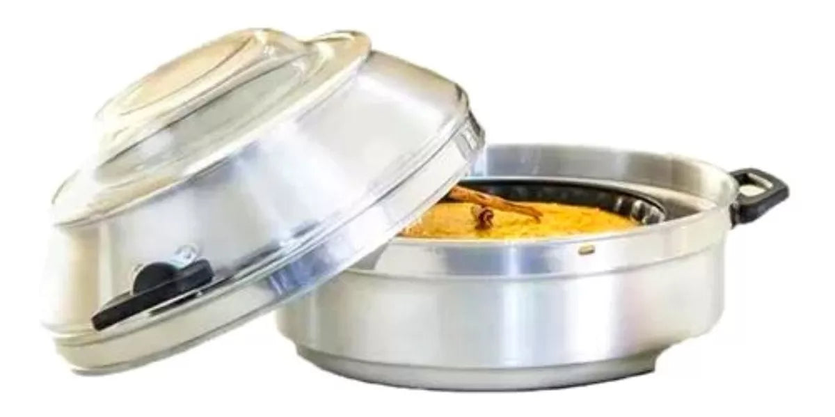 Olla Horno Mágico Alpro Vaporera Tapa Con Visor