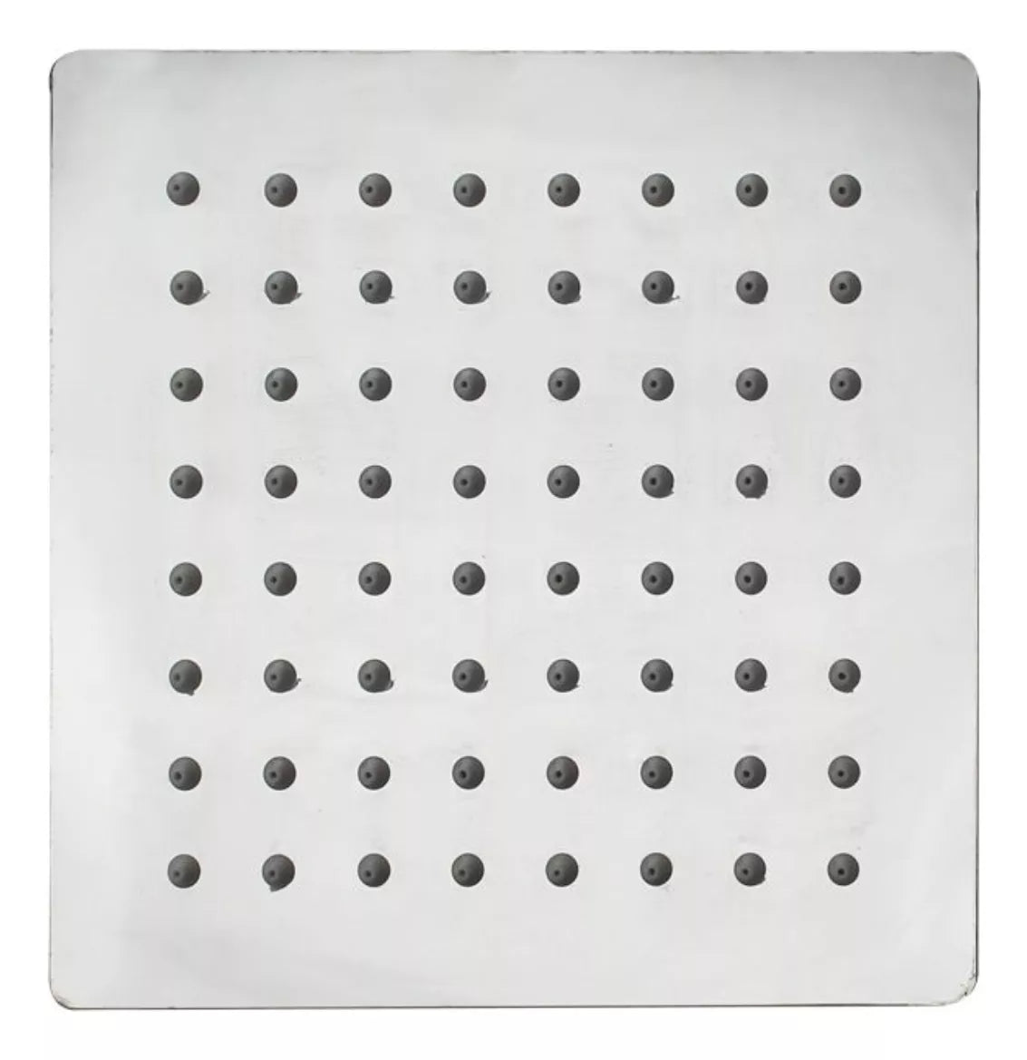 Regadera Cuadrada 6 ( 15cm) Sanplom Acero Inoxidable 8502