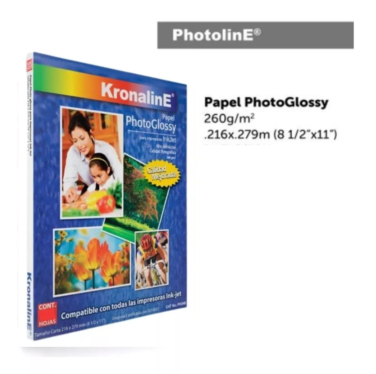 2 Pack Papel Fotográfico Brillante 4x6 Kronaline Ph349 25h