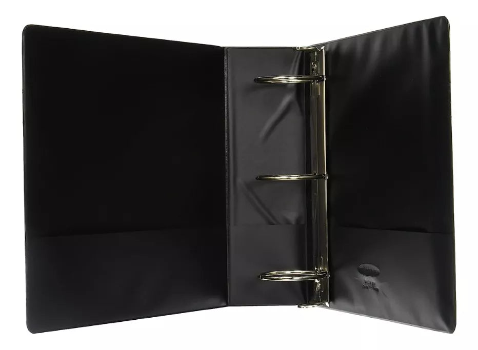 1 Carpeta Vinil Baco Personalizada Carta Economica 3pulgadas Color Negro