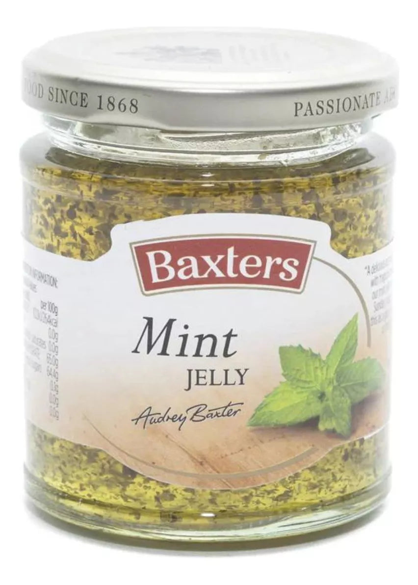 Jalea Menta Baxters 210g Frasco Vidrio Calidad Escocia