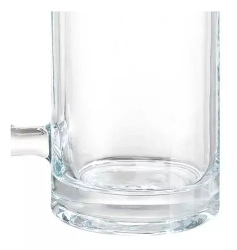 Set 2 Tarros Cerveceros 380 Ml Vidrio Vaso Cerveza Michelada