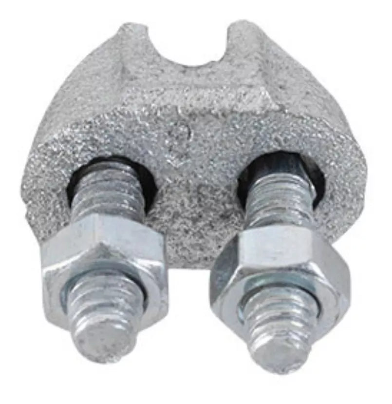 100p Nudo Galvanizado Perro Ranurado Cable Maleable Dogotuls