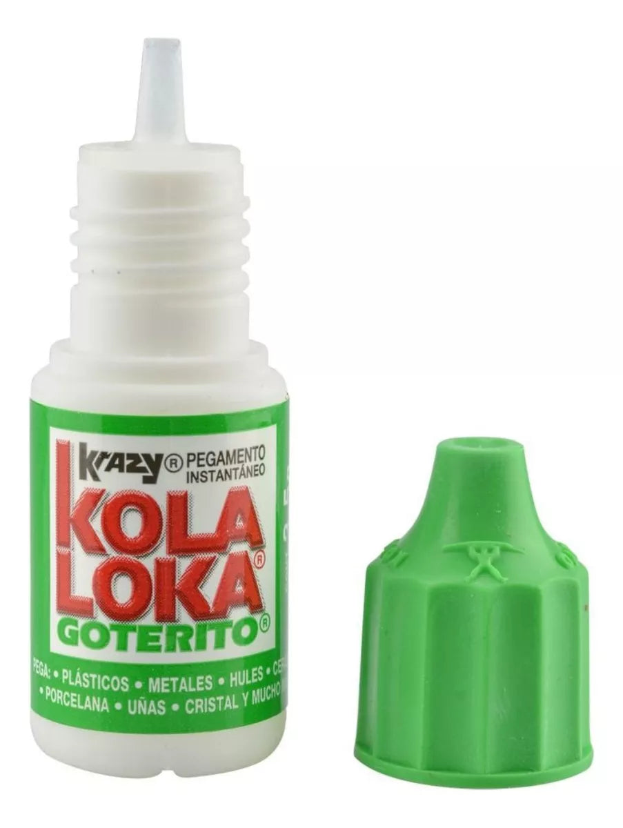 Pegamento Instantaneo Goterito Kola Loka 3.5g Sin Manchas