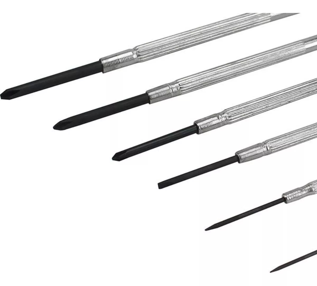 Juego 6 Desarmadores Joyero Santul Mango Metálico