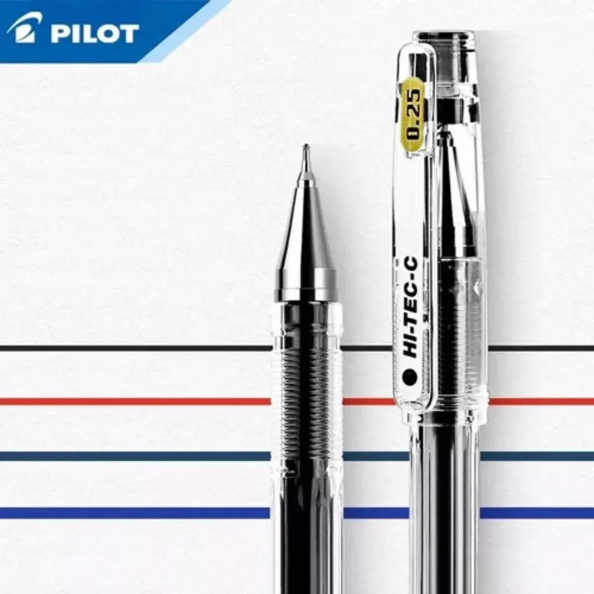 2 Boligrafos Gel Pilot G Tec 0.4mm Extra Fino Tinta Negra - Marchante MX
