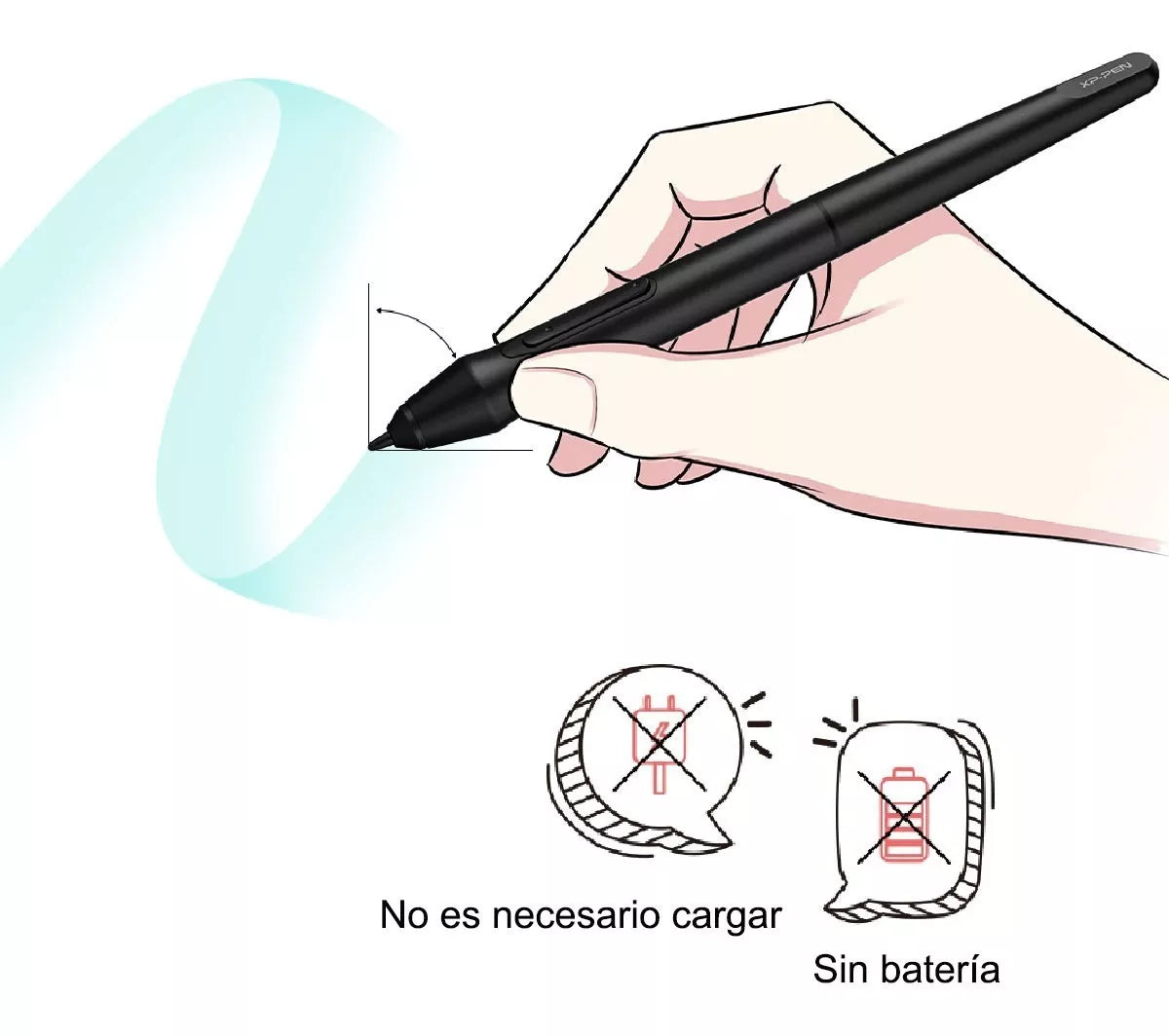 Lápiz Óptico P05d Sin Batería Tableta Digitalizadora Xp-pen