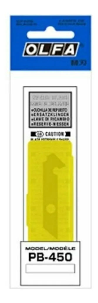 Pack 5 Cuchilla Pb-450 Repuesto Cortadora Platico Laminado