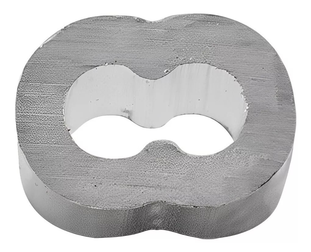 100 Pzs Casquillo Aluminio Doble 1/16 Dogotuls Cable Acero