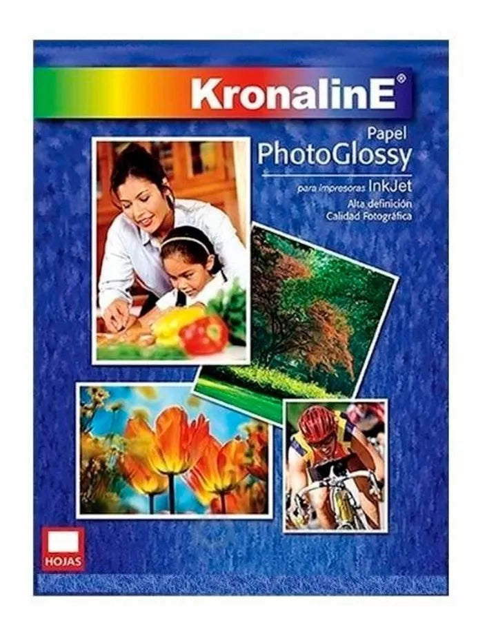 2 Pack Papel Fotográfico Brillante 4x6 Kronaline Ph349 25h