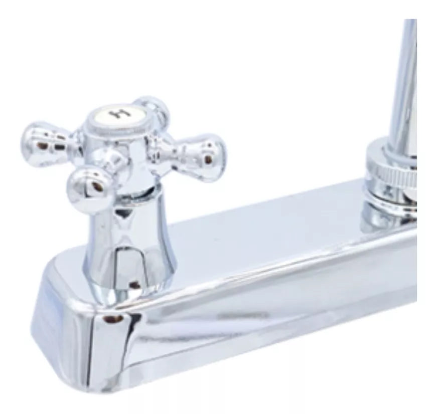 Mezcladora Flexible Fregadero Meer 1/4'' Vuelta Acero Inox