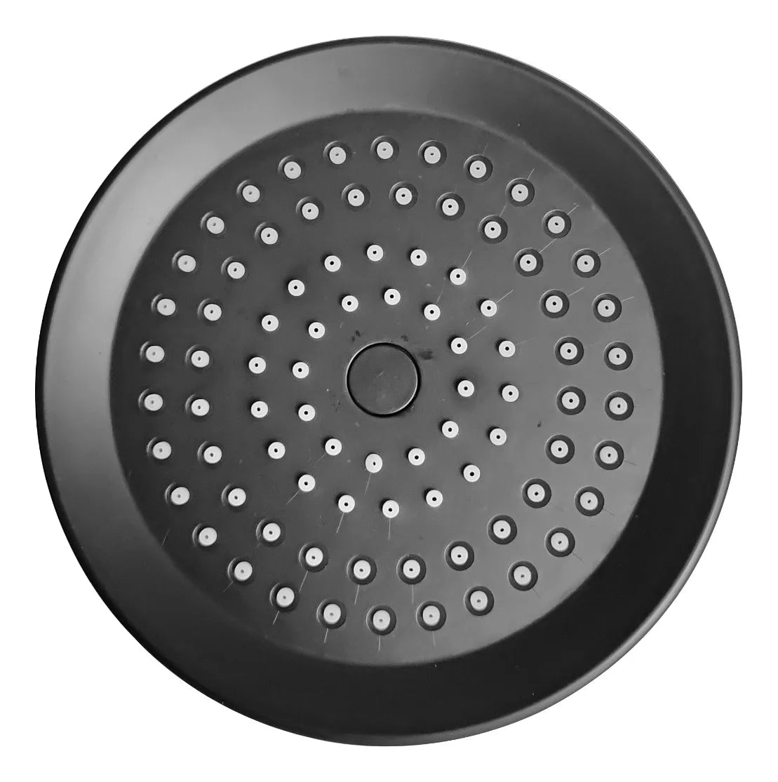Regadera Redonda 135mm Con Tubo Negro Mate Meer