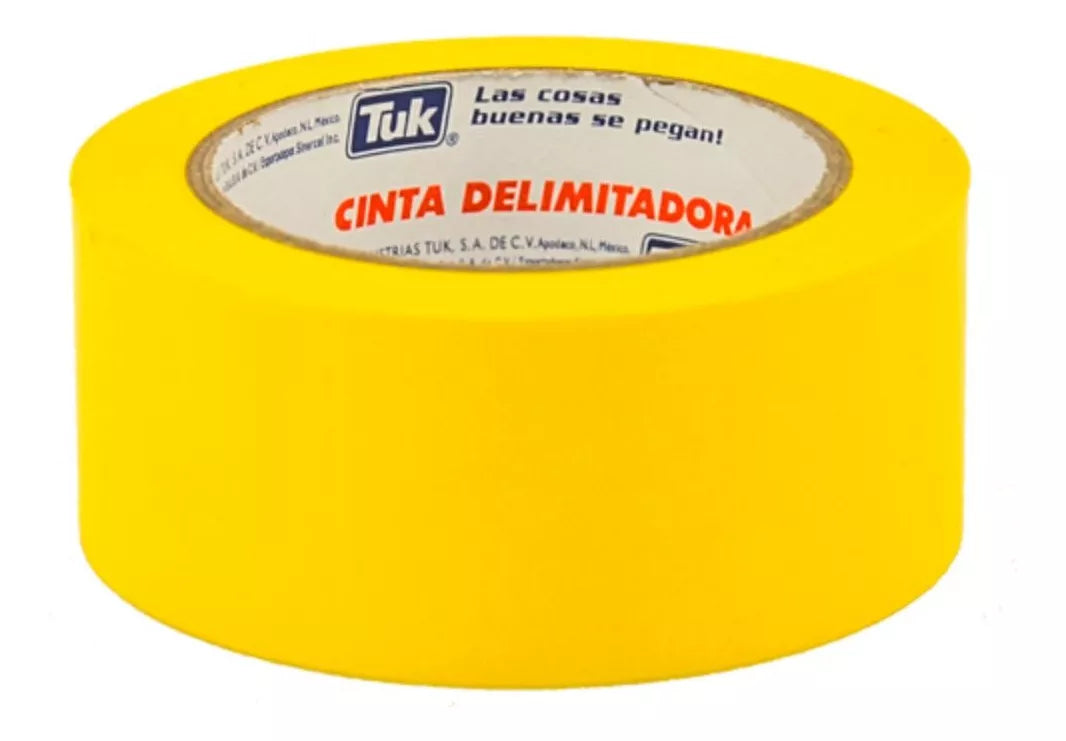 Cinta Delimitadora Areas 340 Tuk Amarillo 76 Mm X 33 M
