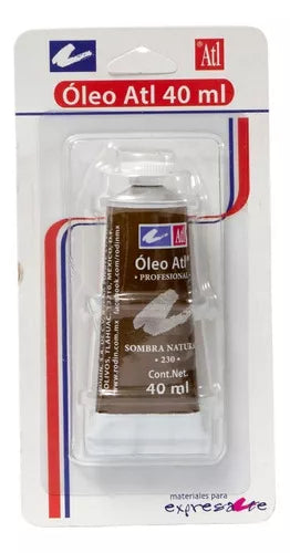 Oleo Atl T-14 Tubo Blister Pintura Arte Colores A Escoger Color Sombra Natural No 230