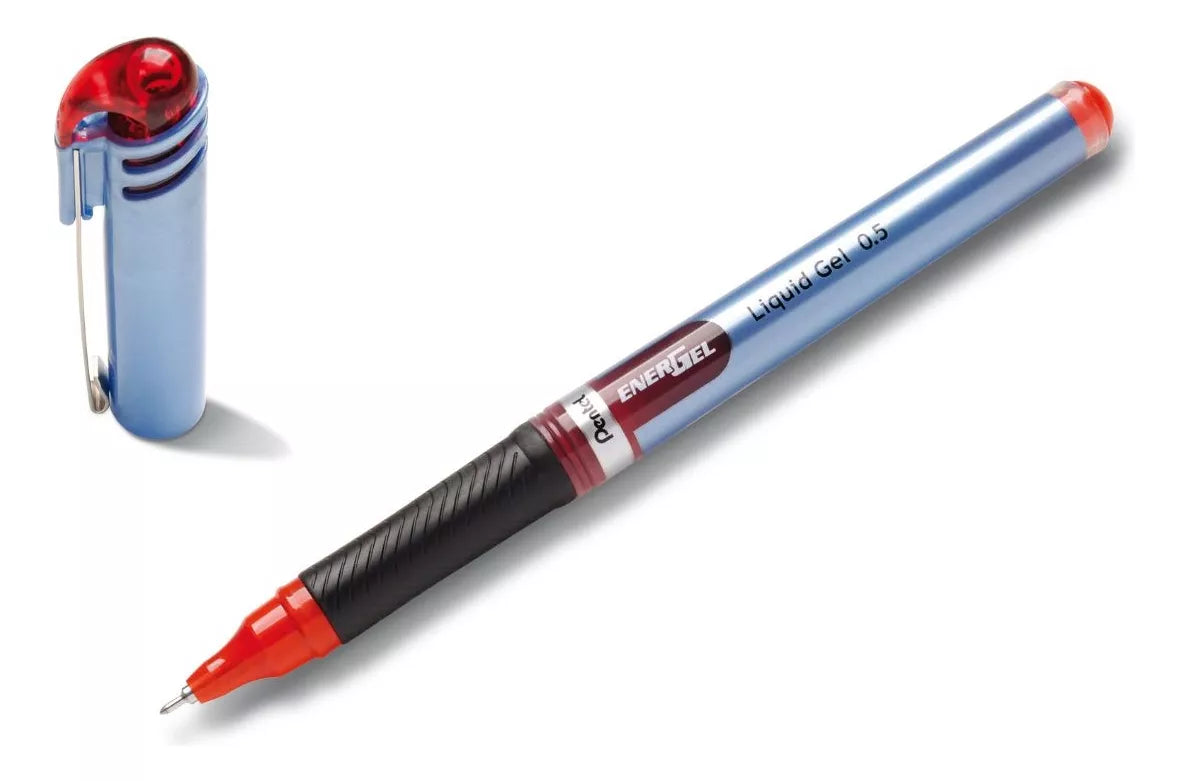 3 Bolígrafos Pentel Energel Tinta Gel Líquida 0.5mm Colores