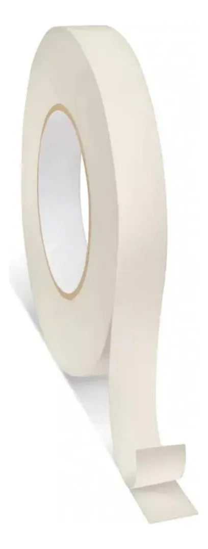 Cinta Adhesiva Doble Cara Devek 24 Mm X 50 M Color Blanco