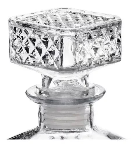 Juego 2 Licoreras Rodas Vidrio Cristal Resistente Vino 500ml