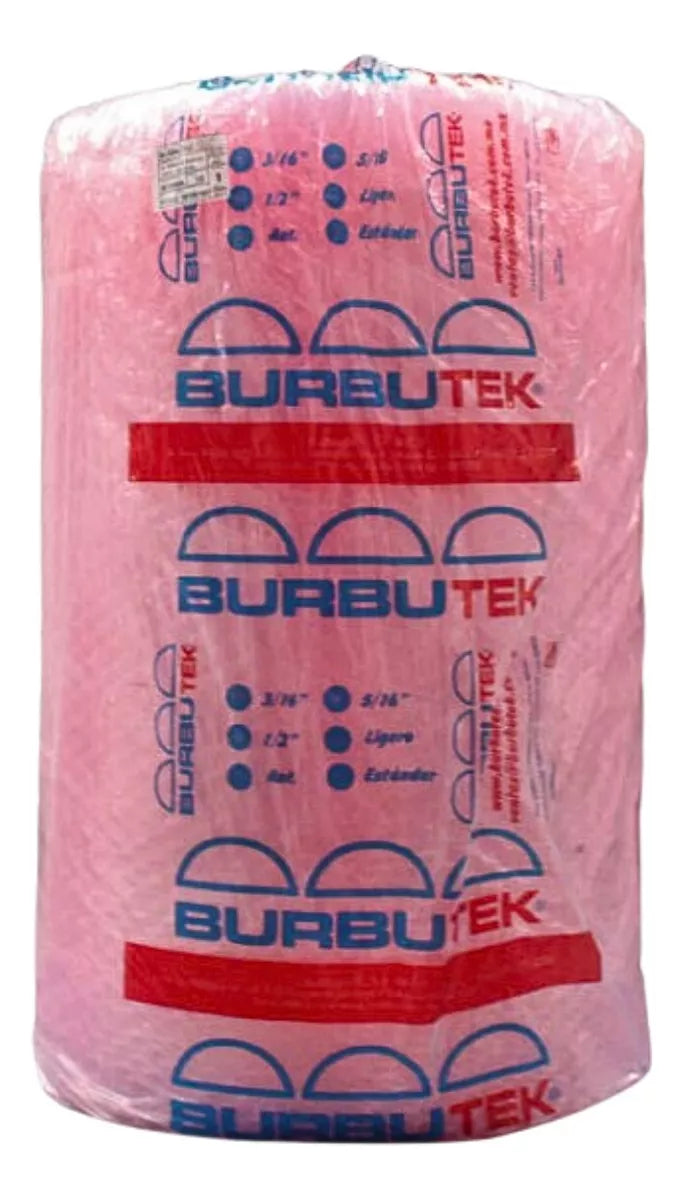 Rollo Poliburbuja Antiestatica Rosa 3/16 Burbutek 1.22x123m