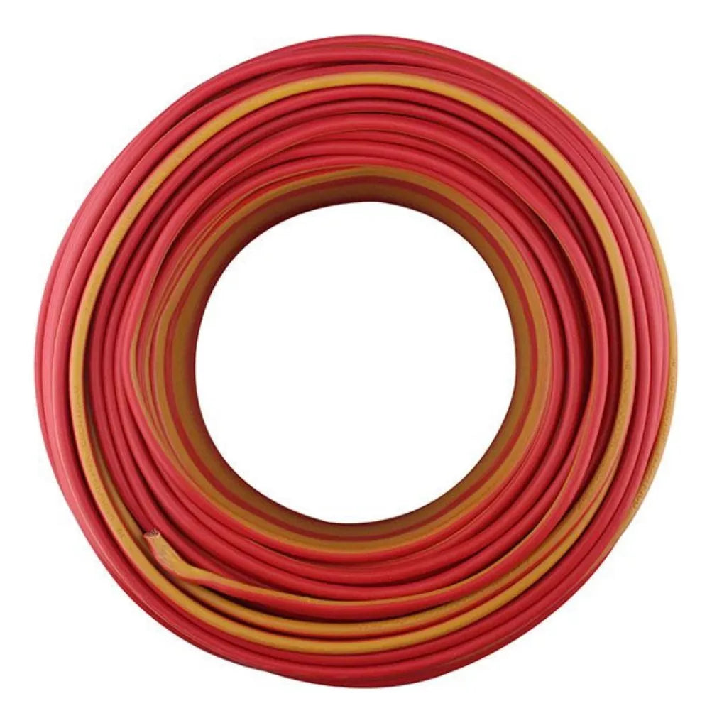 100 Metros Cable Ligero Keer Calibre 8 Awg Rojo Antiflama