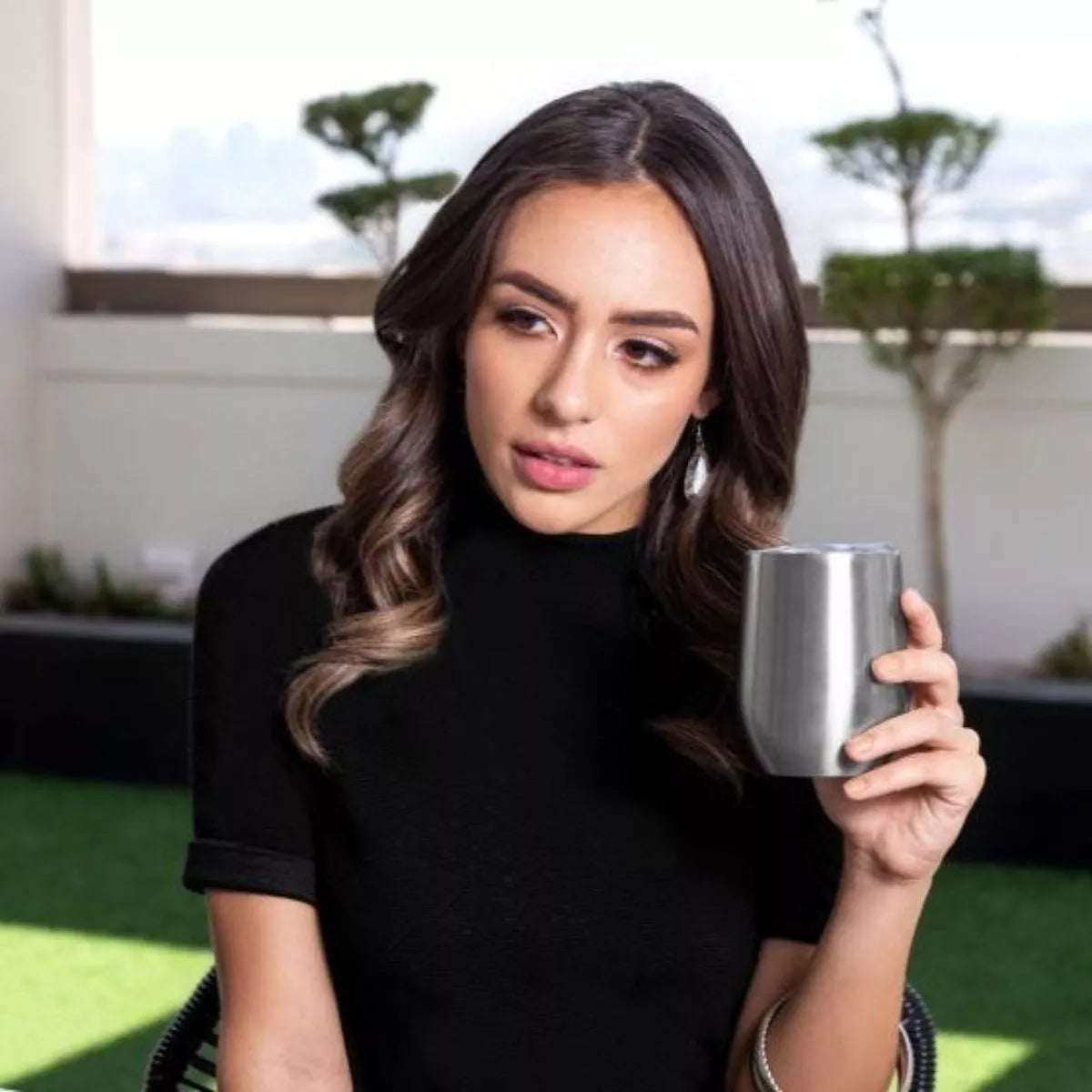 Vaso Termo Acero Inoxidable Vino Cafe Te 350ml Colores