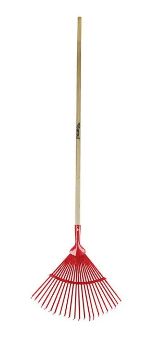 Escoba Jardin Curva Santul Metálica 22 Dientes 560mm