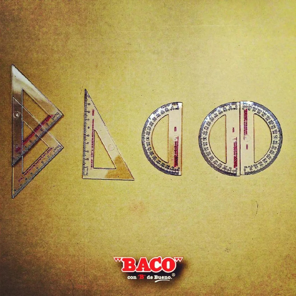 Juego Geometria Baco Cristal Plastico Sistema Escolar Nd5090