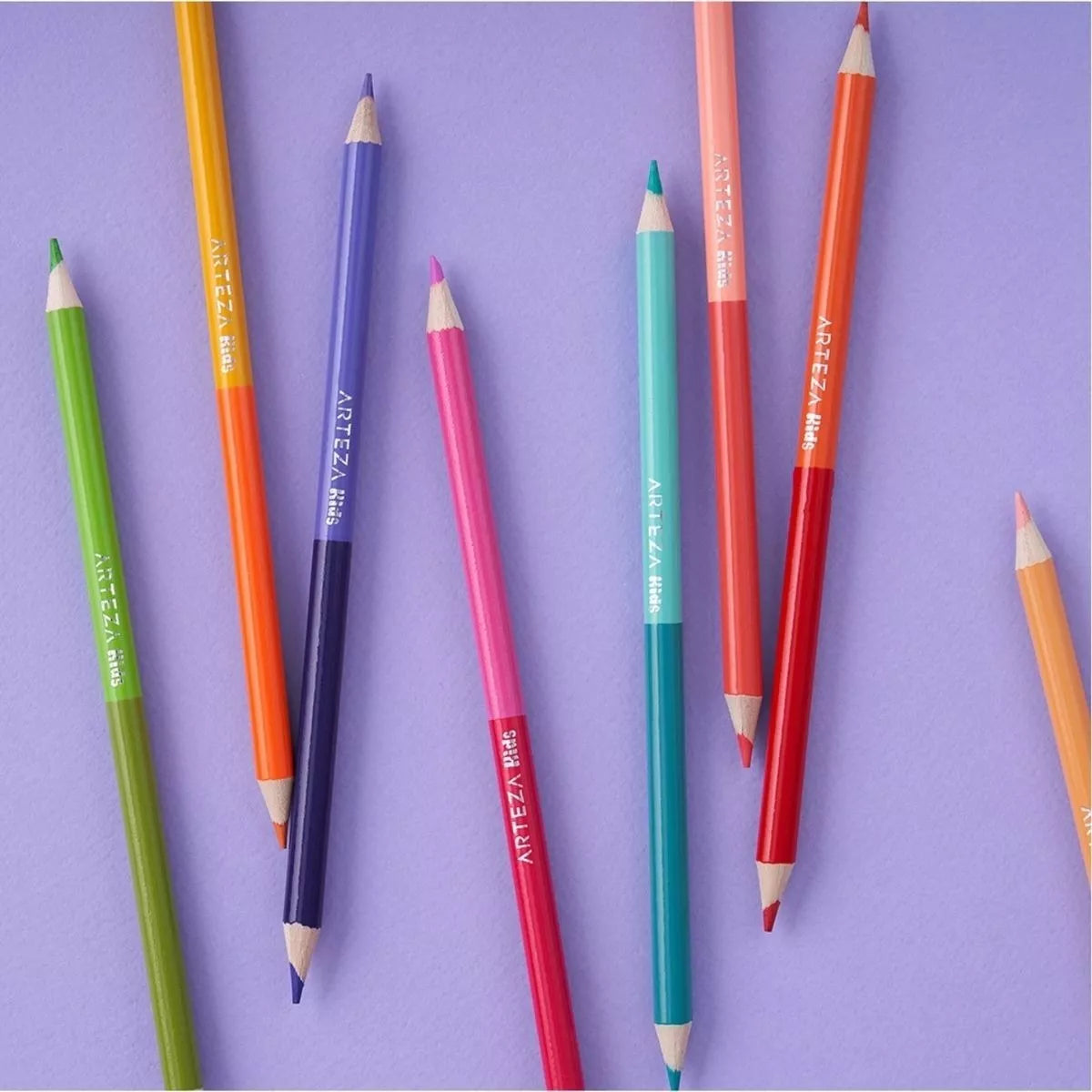 50 Lapices Color Doble Punta 100 Colores Arteza Duales