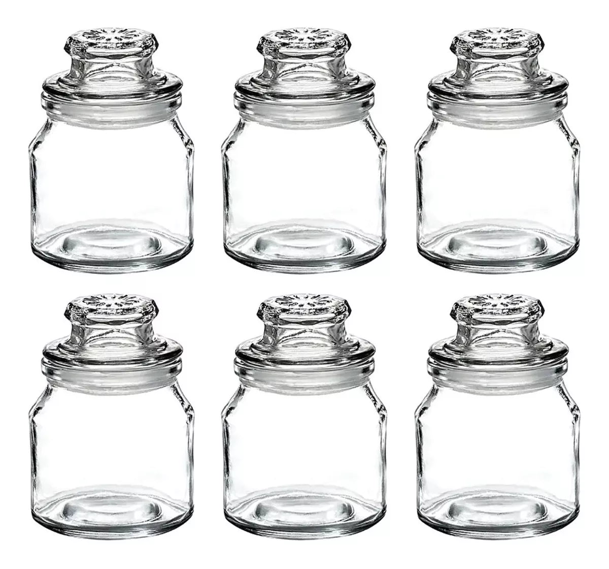 6 Pack Brocalito Vidrio 150ml Recuerdo Dulcero Bodas Bautizo