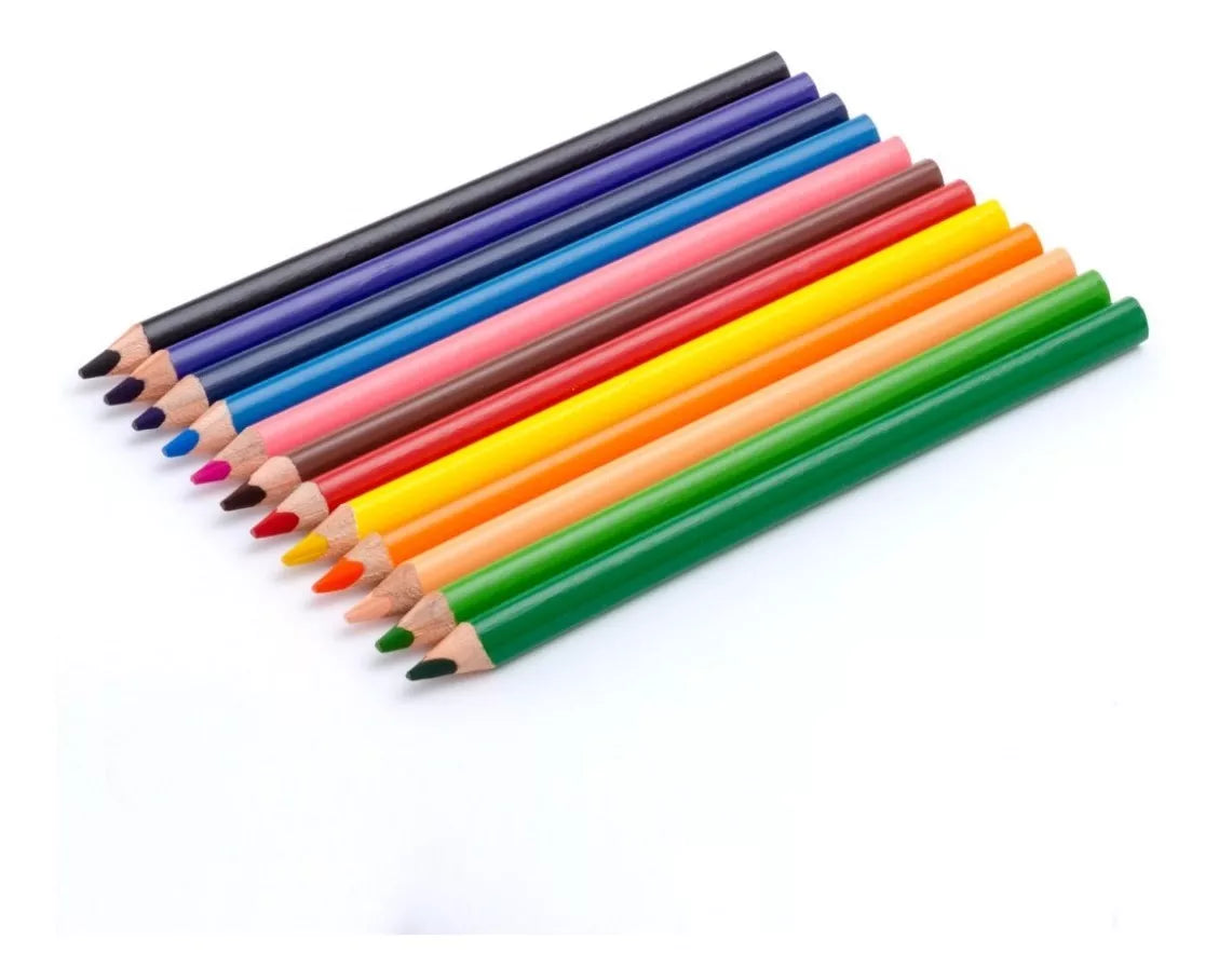 Caja 12 Lápices Color Jumbo Triangular Pelikan + Sacapuntas