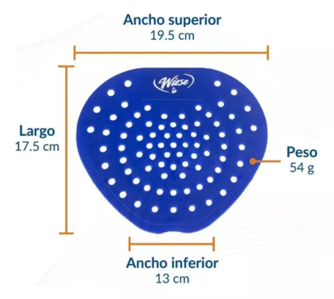12pz Tapete Liso P/mingitorio Wiese Aroma P/escoger