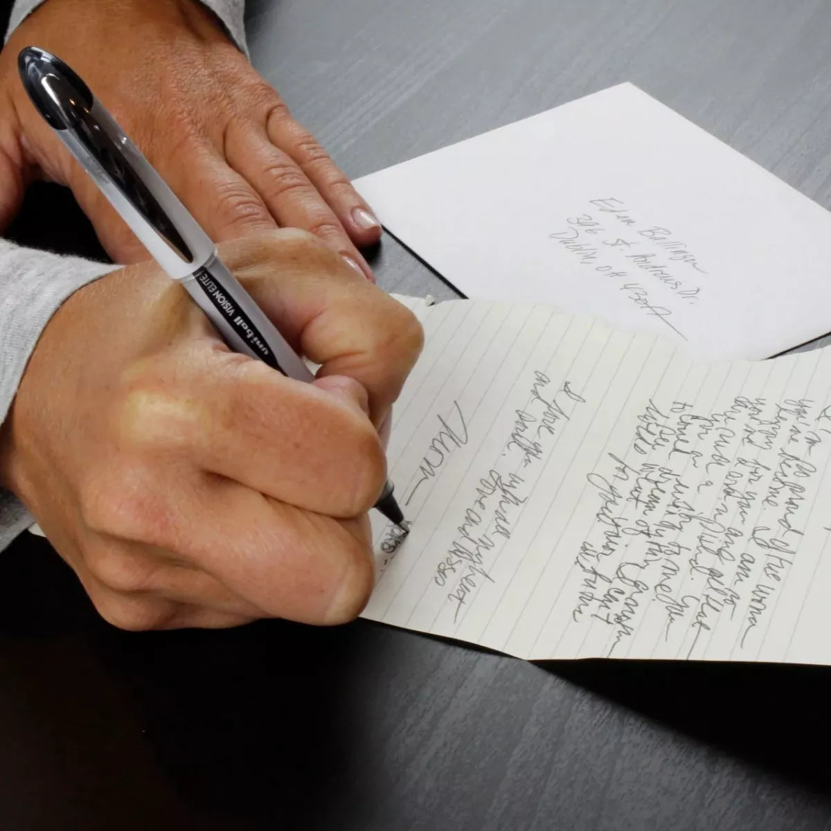 Bolígrafo Roller Vision Elite Fino Ub-200 Negro Tj/1 Oferta