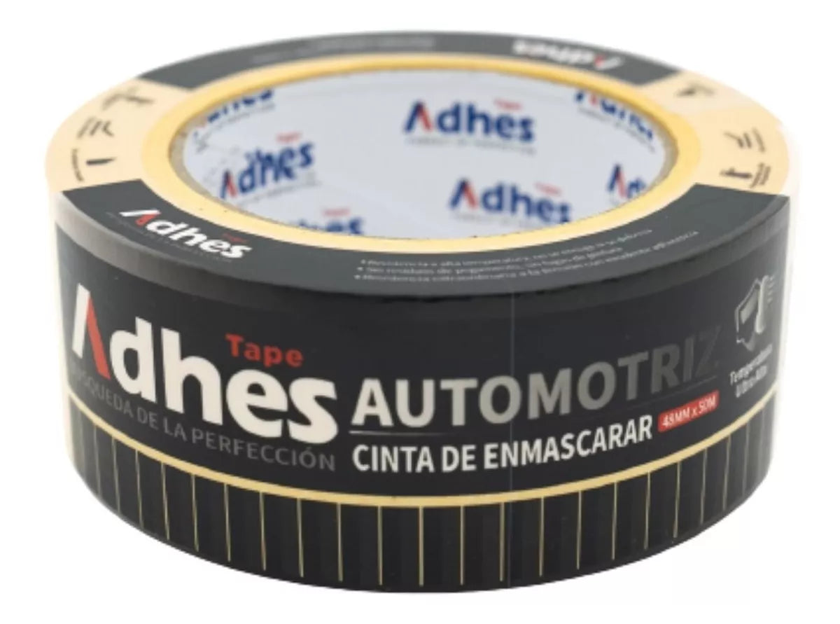 Masking Tape Uso Automotriz Amarillo Adhes 48mmx50m