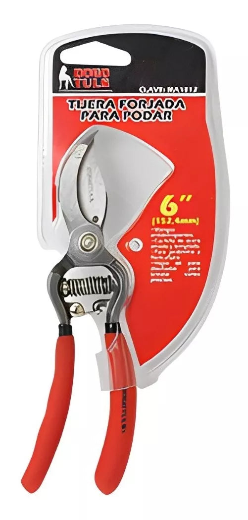 Tijera Podar Curva Forjada Hoja 6´´ Dogotuls Profesional