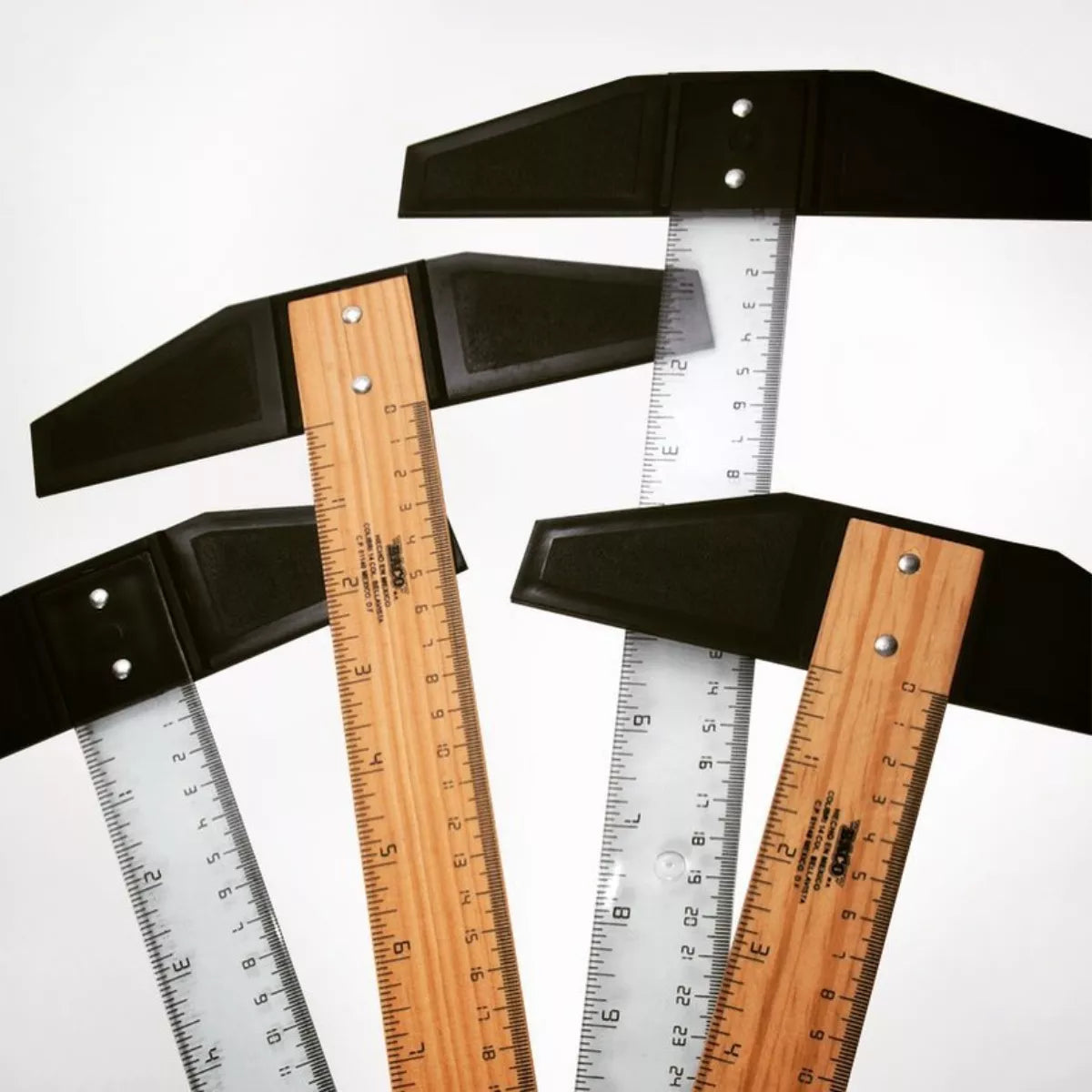 Regla T Madera C/graduacion 60 Cm Baco Escolar Profesional