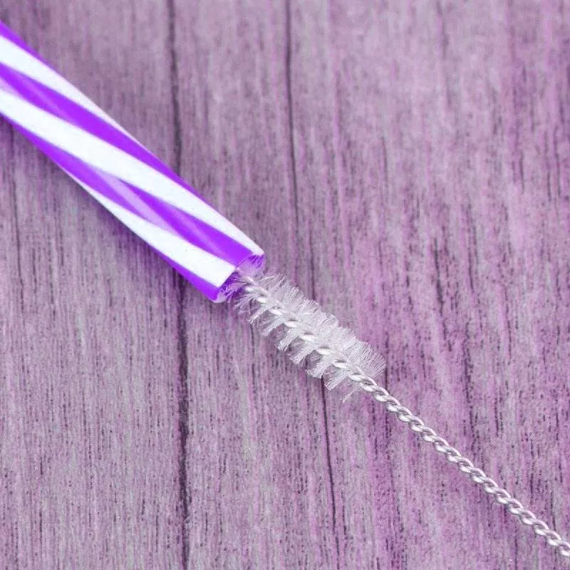 Popotes Mason Jar Colores Plástico Frasco Fiesta 12 Piezas