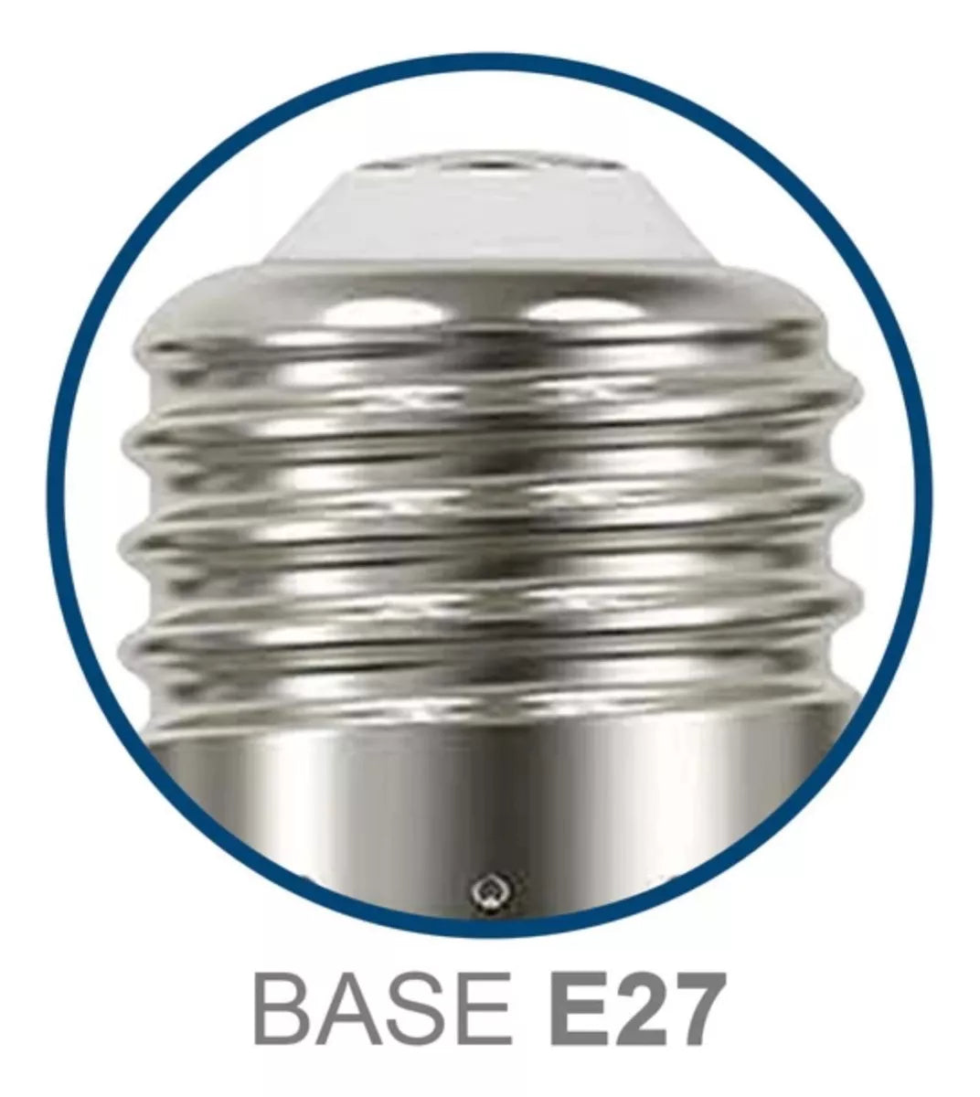 10 piezas Foco LED Vela Aksi 4w Base E27 Luz Blanca