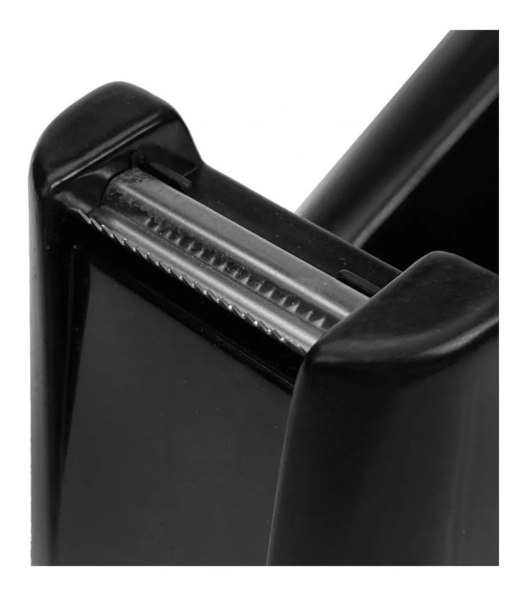 Despachador Cinta Adhesiva Sablon Rollo Chico/grande Negro