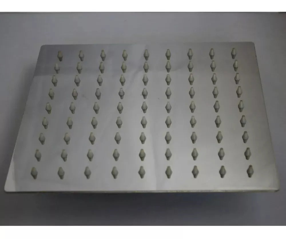 Regadera Cuadrada 8'' Meer Acero Inoxidable Ahorradora Agua