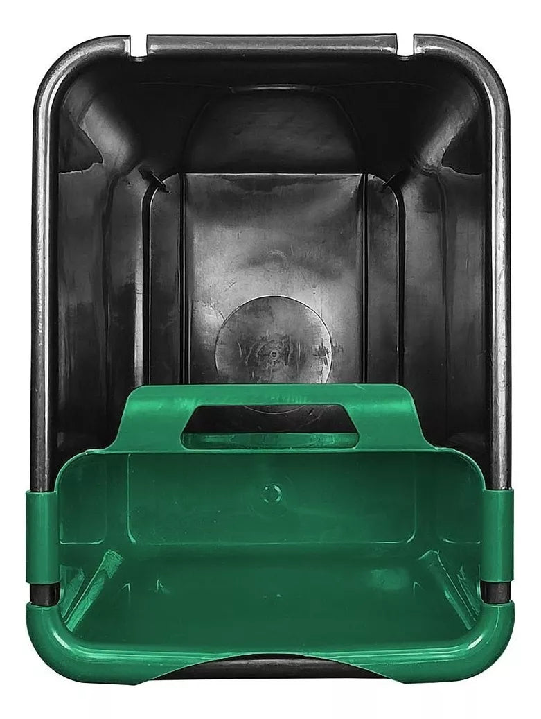 Bote De Basura 17l Negro Con Inserto Para Basura Orgánica